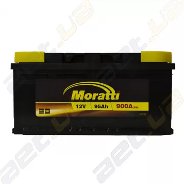 Аккумулятор Moratti 95Ah R+ 900A (низкобазовый)