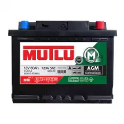 Акумулятор Mutlu AGM Start-Stop 60Ah R+ 680AnAGM.L2.60.068.A