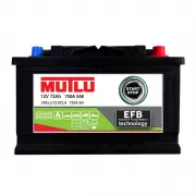 Автомобільний акумулятор Mutlu EFB Start-Stop Technology 72Ah R+ 720A EFB.L3.72.072.A