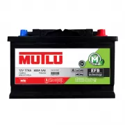 Автомобільний акумулятор Mutlu EFB Start-Stop Technology 77Ah R+ 750A EFB.L3.72.072.A