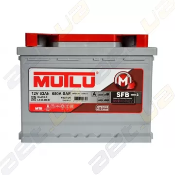 Аккумулятор Mutlu SFB Technology (Ser3) 63AH L + 600A (низкобазовый)