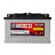 Акумулятор Mutlu Silver Calcium 65Ah R+ 720A (корпус 75) (низькобазовий)