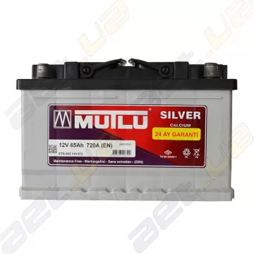 Акумулятор Mutlu Silver Calcium 65Ah R+ 720A (корпус 75) (низькобазовий)