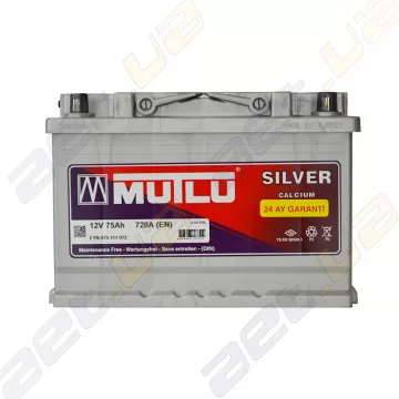 Аккумулятор Mutlu Silver Calcium 75Ah R+ 720A