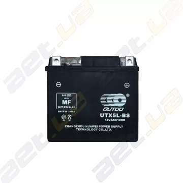 Мото акумулятор Outdo (UTX5L-BS) 12V 4Ah R+