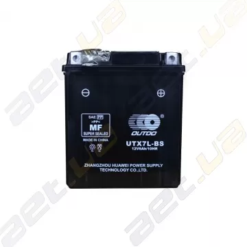 Мото аккумулятор Outdo (UTX7L-BS) 12V 6Ah R+