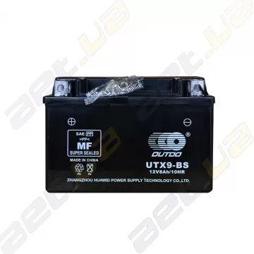 Мото аккумулятор Outdo (UTX9-BS) 12V 8Ah L+