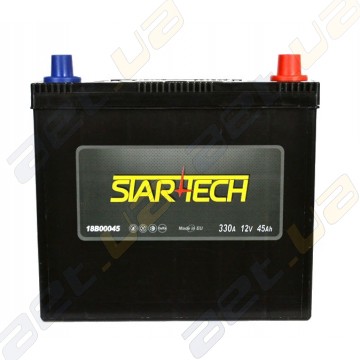 Аккумулятор Startech 45Ah JR+ 330A (тонкая клемма)