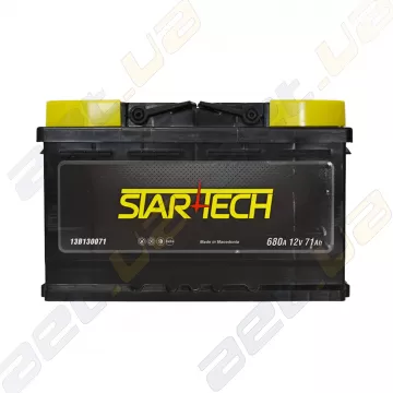 Акумулятор Startech 71Ah R+ 680A (низкобазовый)