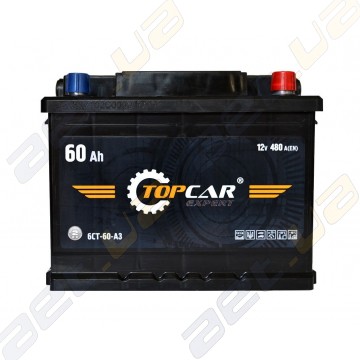 Автомобильный аккумулятор TOP CAR Expert 60Ah R+ 480A купить по лучшей цене | AET.UA