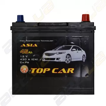 Аккумулятор TOP CAR Asia 45Ah JR+ 360A