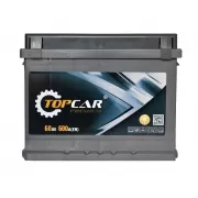 Автомобильный аккумулятор TOP CAR Premium 60Ah R+ 600A (низкобазовый)