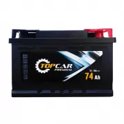Аккумулятор TOP CAR Korea 74Ah R+ 700A низкобазовый