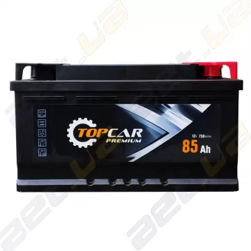 Аккумулятор TOP CAR Korea 85Ah R+ 750A низкобазовый