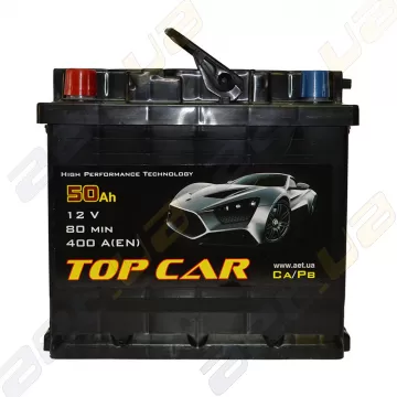 Автомобільний акумулятор TOP CAR 50Ah L+ 400A