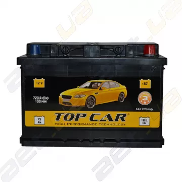 Аккумулятор TOP CAR 74Ah R+ 720A