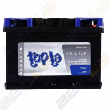 Аккумулятор Topla TOP 62Ah R+ 600A 1000314 (низкобазовый)