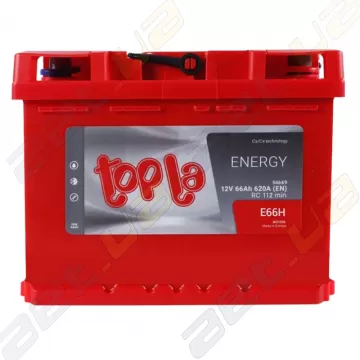 Автомобильный аккумулятор Topla Energy 66Ah R+ 620A 1000208 E66H
