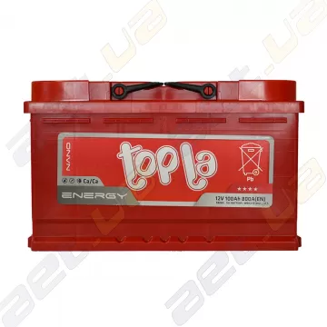 Аккумулятор Topla Energy 100Ah R+ 800A (Короткая)