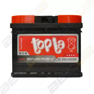 Аккумулятор Topla Energy 45Ah L+ 420A (низкобазовый)