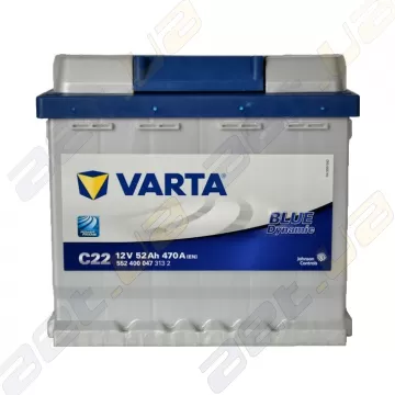 Аккумулятор Varta Blue Dynamic 52Ah R+ 470A