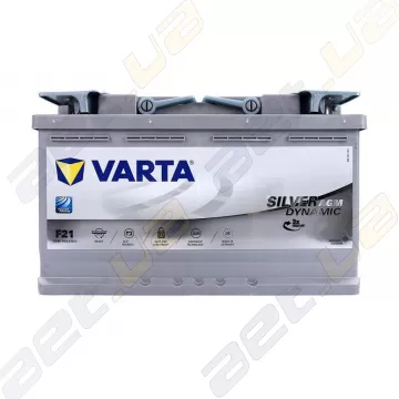 Автомобільний акумулятор Varta Silver Dynamic AGM 580 901 080 (F21) 80Ah R+ 800A