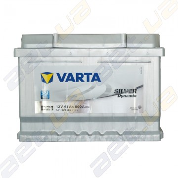Аккумулятор Varta Silver Dynamic 61Ah R+ 600 A (EN) (низкобазовый)
