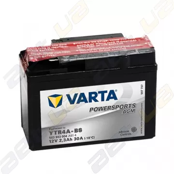 Мото акумулятор Varta PS AGM (YTR4A-BS) 12V 2,3 Ah 30А R+
