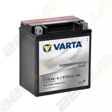 Мото акумулятор Varta PS AGM (YTX16-BS) 12V 14Ah 210A L+