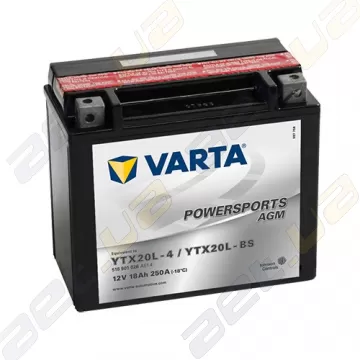 Мото акумулятор Varta PS AGM (YTX20L-BS) 12V 18Ah 250А R+