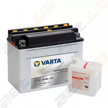 Мото акумулятор Varta PS FP (53030) 12V 30Ah 180А R+ (сухий)