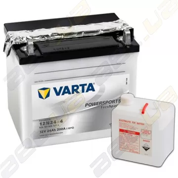 Мото акумулятор Varta PS FP (12N24-4) 12V 24Ah 200А L+ (сухий)