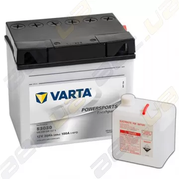 Мото аккумулятор Varta PS FP (53030) 12V 30Ah 180А R+ (сухозаряженный)