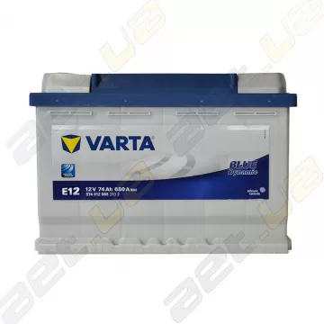 Аккумулятор Varta Blue Dynamic 574 013 068 (E12) 74Ah L+ 680A