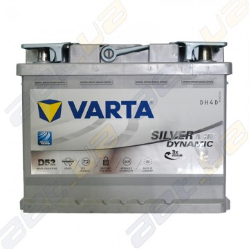 Акумулятор Varta Silver Dynamic AGM 60Ah R+ 680A (EN)