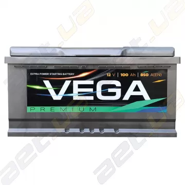 Акумулятор Vega 100Ah R+ 850A