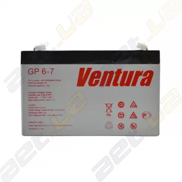 Аккумулятор Ventura GP 6v 7Ah