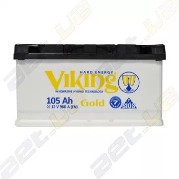 Аккумулятор Viking Gold 105Ah R+ 960A