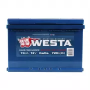 Автомобільний акумулятор WESTA 74Ah L+ 720A