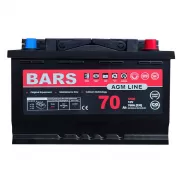 Аккумулятор Bars AGM LINE 70Ah 760A (EN) R+ Start/Stop