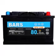 Аккумулятор Bars EFB LINE 80Ah 800A (EN) R+ Start/Stop