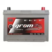 Aккумулятор Grom Battery 80Ah 780A JR+ (EN) EFB (корпус 100)