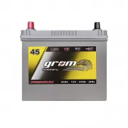 Автомобильный аккумулятор Grom Battery 45Ah 430A JL+ (EN) тонкая клемма