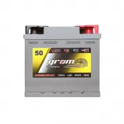 Автомобильный аккумулятор Grom Battery 50Ah R+ 480A (EN)