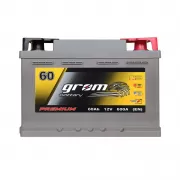 Аккумулятор Grom Battery 60Ah R+ 600A (EN) низкобазовый