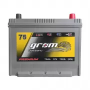Автомобильный аккумулятор Grom Battery 75Ah 700A JR+ (EN)