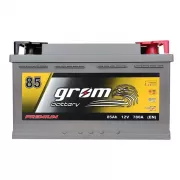 Аккумулятор Grom Battery 85Ah R+ 780A (EN) низкобазовый
