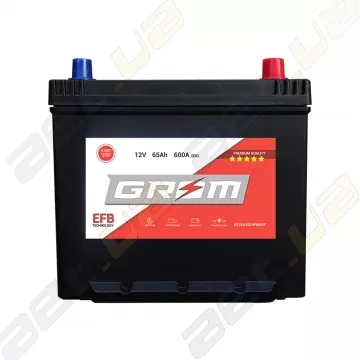 Акумулятор Grom Battery Sebang EFB 65Ah 600A JR+ (EN)
