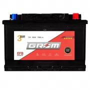 Аккумулятор Grom Battery Sebang EFB 65Ah 700A R+ (EN) (70 корпус) низкобазовый