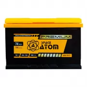 Аккумулятор Space Atom 74Ah R+ 720A
